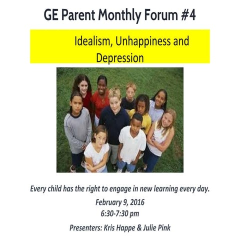 Parent forum #4 (15 16) presentation