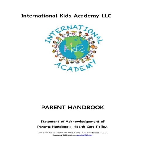 Parent handbook final updated