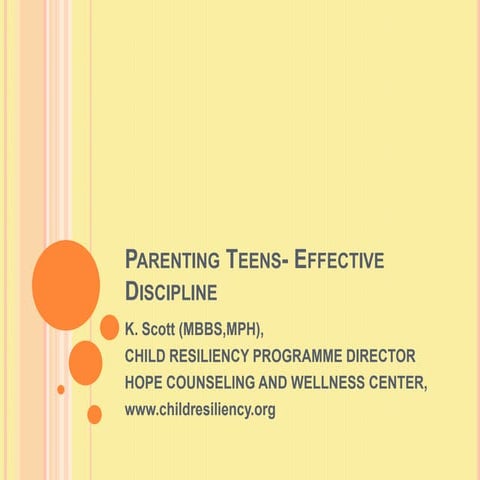 Parenting Teens  Effective Discipline