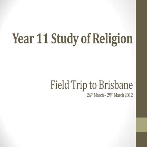 Seven Dimensions Of Religion | PPT