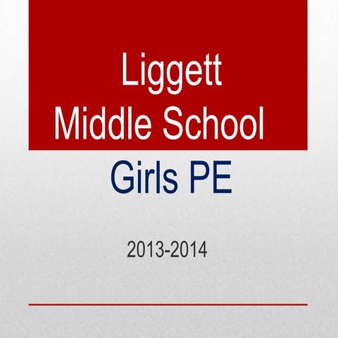 Parent night presentation