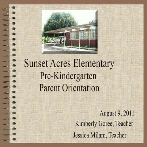 Parent orientation total | PPT