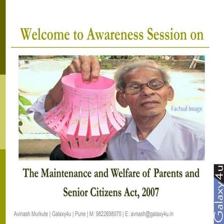 Parents and Senior Citizens Act 2007