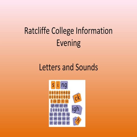 Parent session 4_phonics_letters_&_sounds