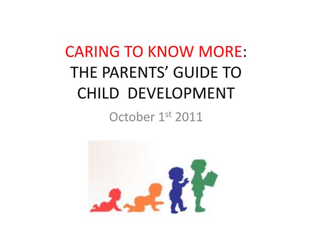 Parent's guide to child development-by Bombay Cambridge Gurukul
