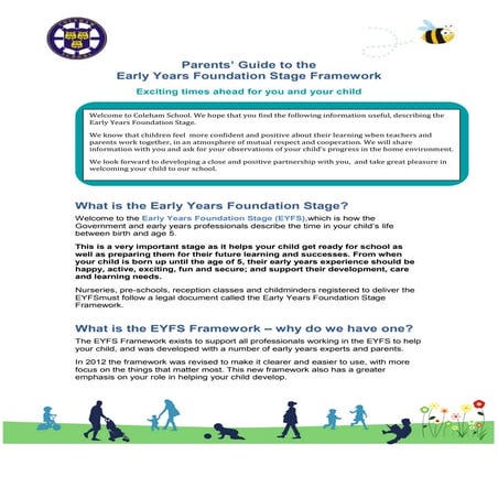 Parents EYFS information | DOCX