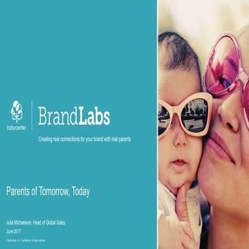 Shopping Habits of Parents of Tomorrow Today - Social Media Masters Summit