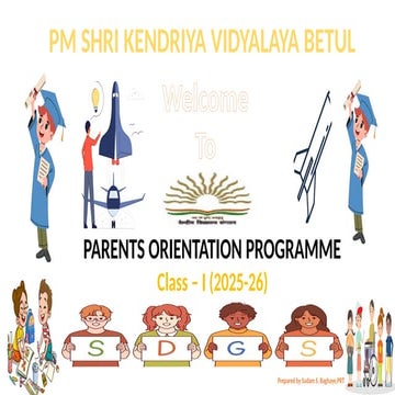 Grade 6 to 8 Orientation for new parents in a school | PPTX