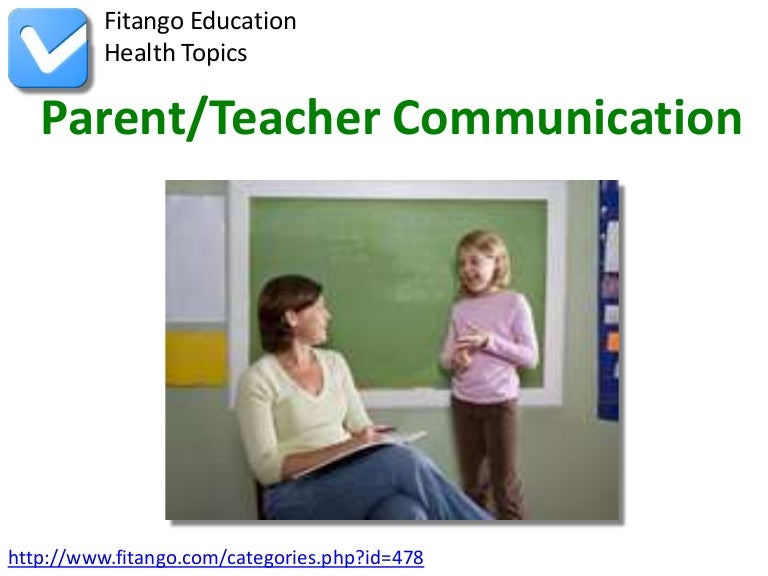 Parent/Teacher Communication