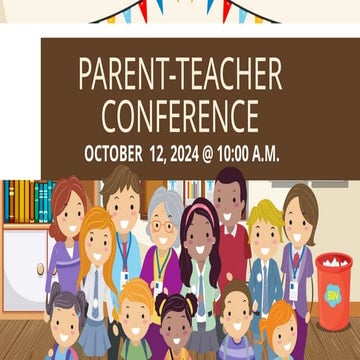 Parent Teacher Conference Classroom Presentation in Colorful Cartoon Style.pptx