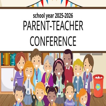 Parent Teacher Conference Classroom Presentation in Colorful Cartoon Style.pptx
