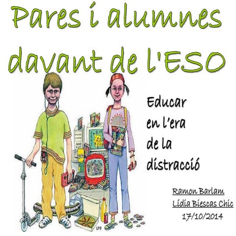 Pares i alumnes davant l'eso