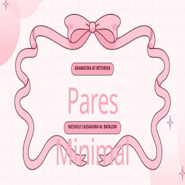 Pares Minimal - GAR Reporting (BATALON).pptx