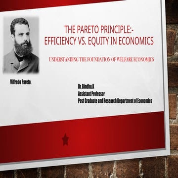 The Pareto Principle: Balancing Efficiency and Equity in Economic ...