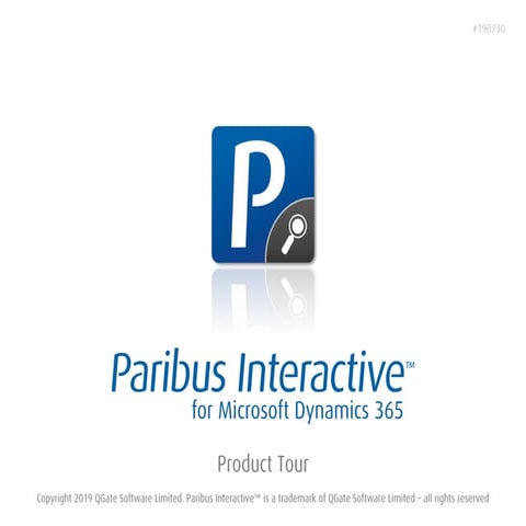 Tour of Paribus Interactive 
