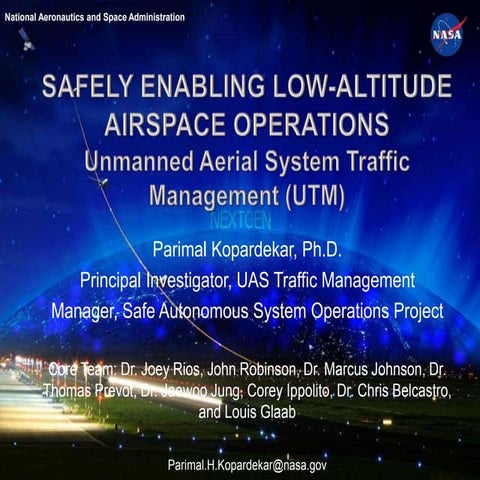 Parimal Kopardekar, NASA