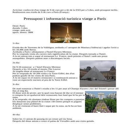 Viatge a París. Sergi Gascon 