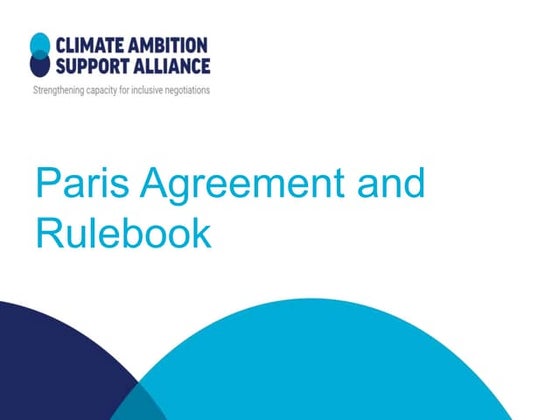 Introduction to the Paris Agreement | PPTX
