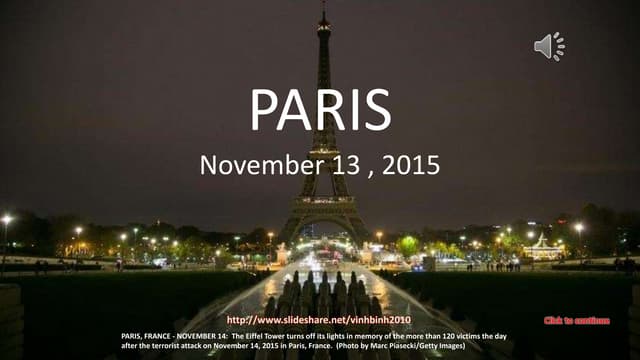 PARIS_ FRANCE_ November 13_2015 