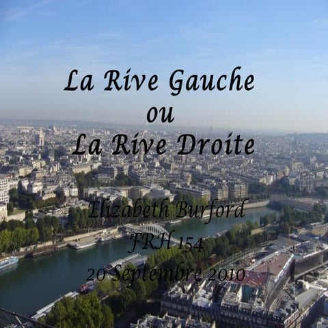 Paris- La Rive gauche | PPT