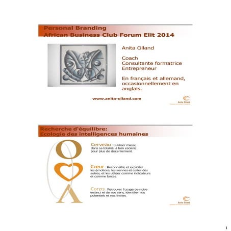 Conférence African Business Club : Personal branding et recherche d'emploi