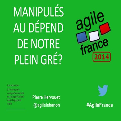 Manipulé au dépend de notre plein gré