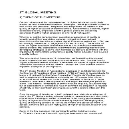 Paris bd theme of the meeting