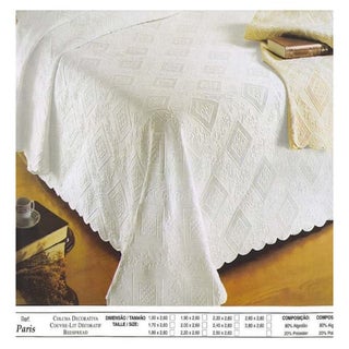 Paris Bedspread  80% Cotton 20% Pol...