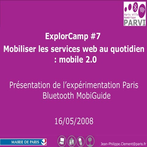 Paris Bluetooth MobiGuide