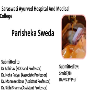 panchkarma parisekh sweda.pptx education