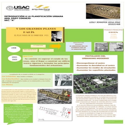 Paris el plan voisin de le corbusier