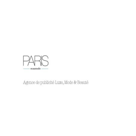 Présentation PARIS en Australie