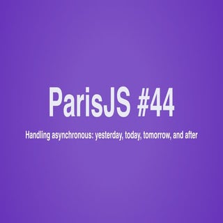 Handling asynchronous with JavaScri...