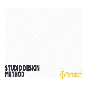 Studio Design Method by Benji Haselhurst of Parisleaf: A Branding & Digital S...