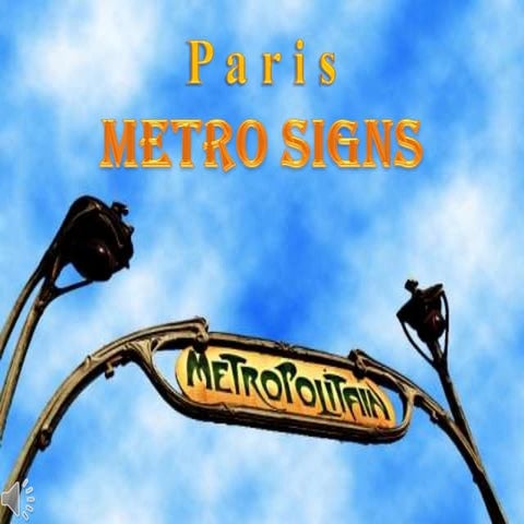 Paris metro signs (v.m.)