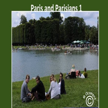 Paris & Parisians (Part1)