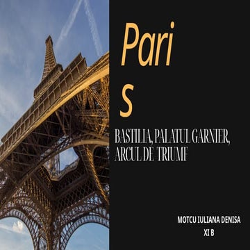 Paris prezentare.pptx fhfhhghthtjjttutng | PPTX