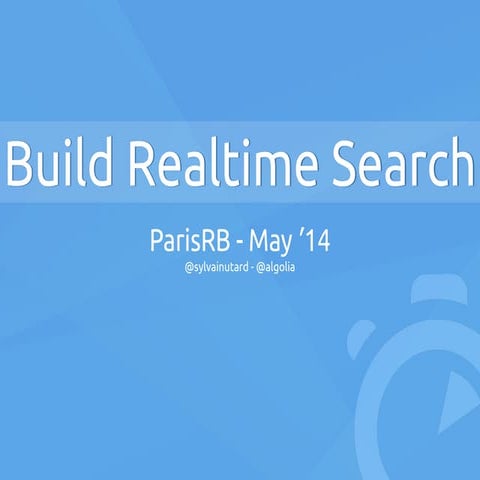 5min Lightning talk at Paris.rb