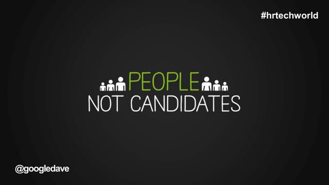 People, Not Candidates