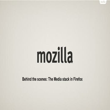 Paris Video Tech #2 - Presentation by Jean-Yves Avenard