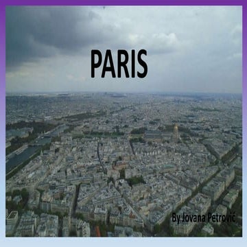 Famous tourist destinations and attractions in France. | PPTX