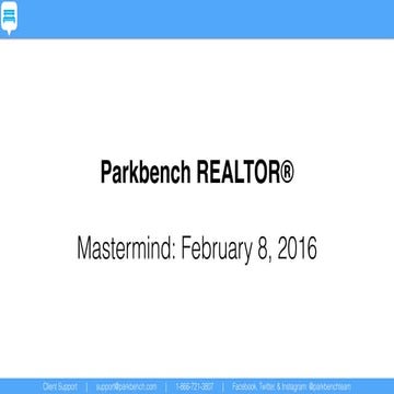 Parkbench Realtor Mastermind: February 2016