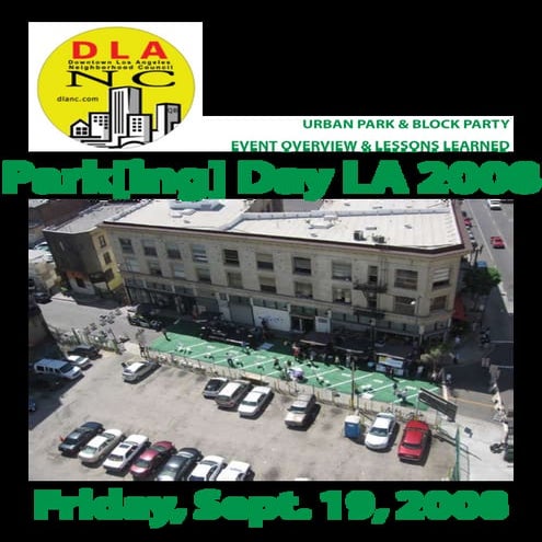 Parking Day LA 2008 Event Report