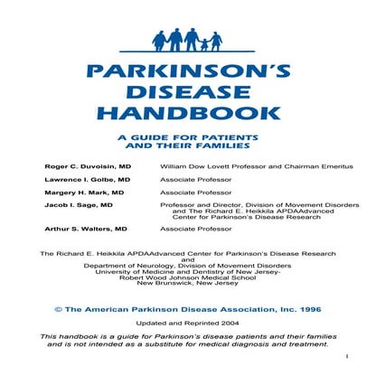 Parkinson handbook