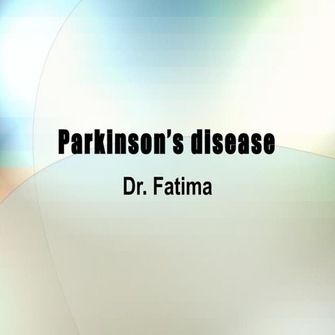 Parkinsonism