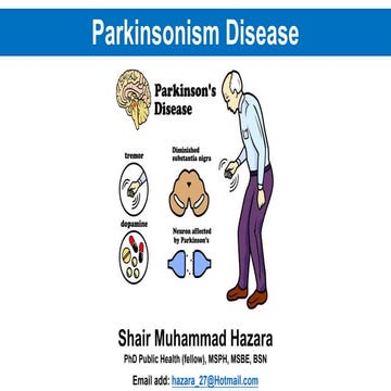 PARKINSON'S DISEASE And pathophysiology .pdf by SMH.pdf