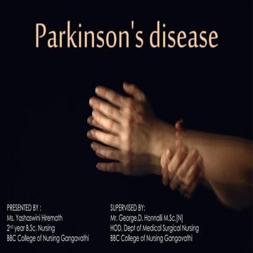 PARKINSON’S DISEASE.ppt                 .
