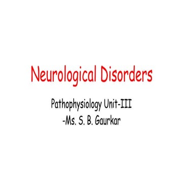 Pathophysiology of Parkinsons Disease , Stroke and Alzheimers Disease.pptx