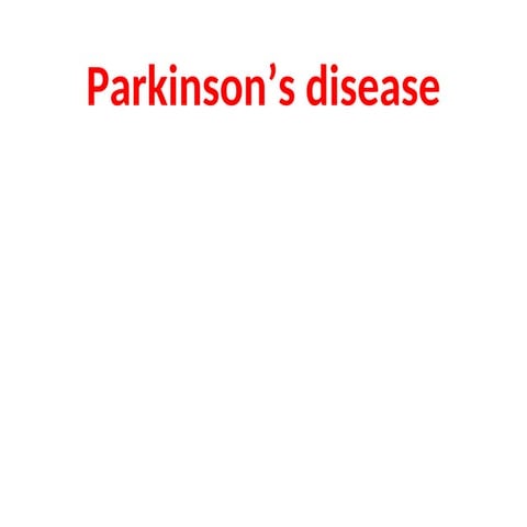 parkinsons disease Definition, causes and risk factors, symptoms and manageme...