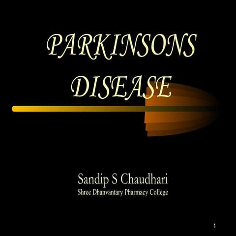 Parkinsons ppt